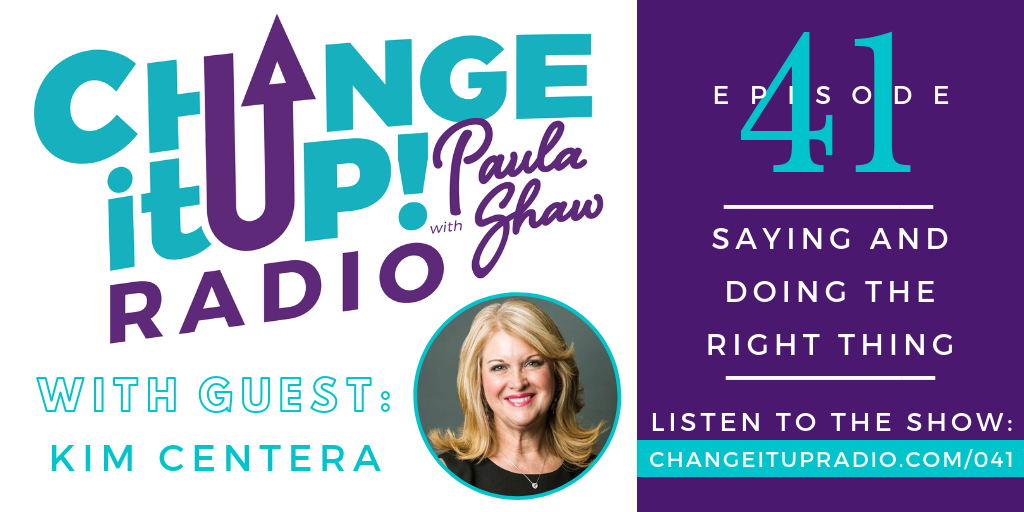 041: Saying and Doing the Right Thing