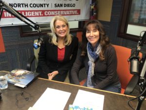 Carrie Woodland and Paula Shaw in studio image
