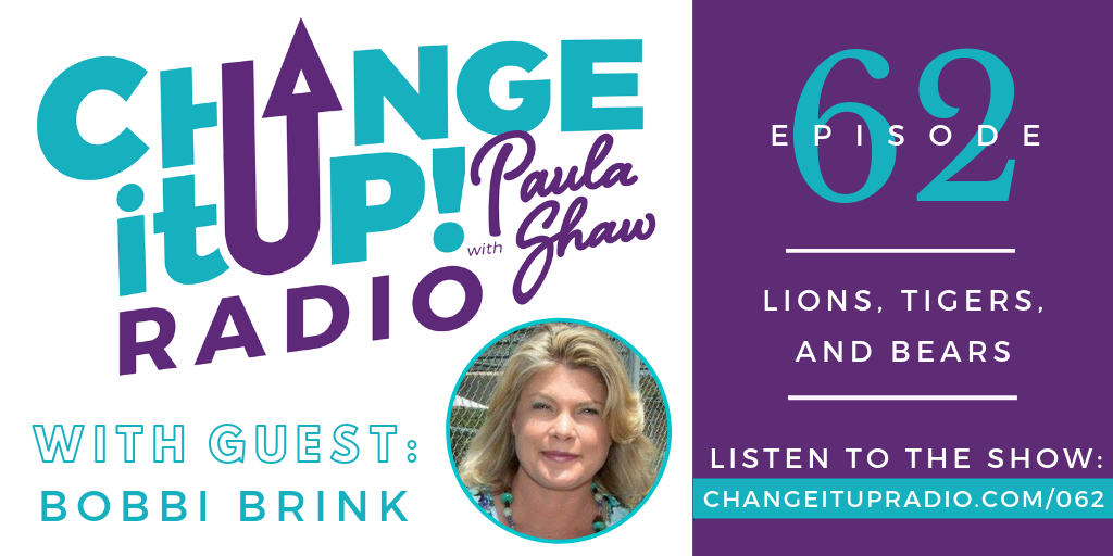 Change It Up Radio Episode 062 with Bobbi Brink - Show Graphic